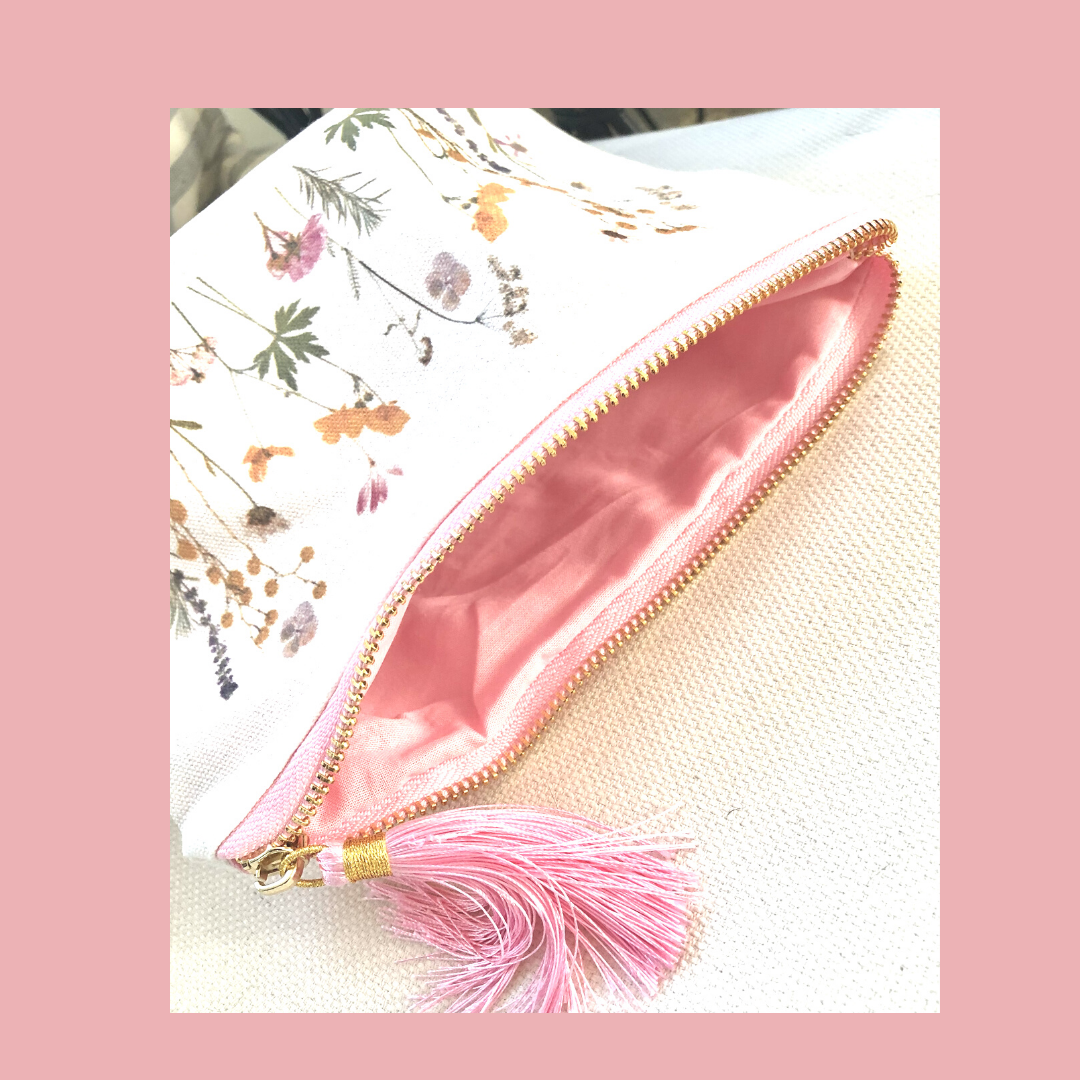 Flower Print Canvas Bag - Hello Cider