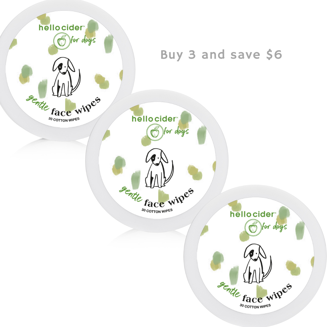 Gentle pet wipes 30/jar