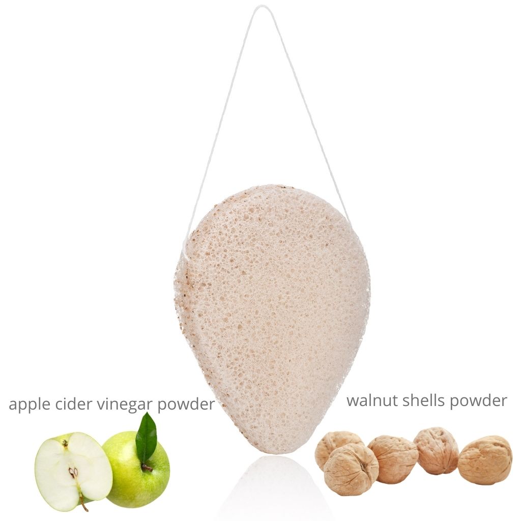 ACV/Walnut Konjac Sponge - Hello Cider