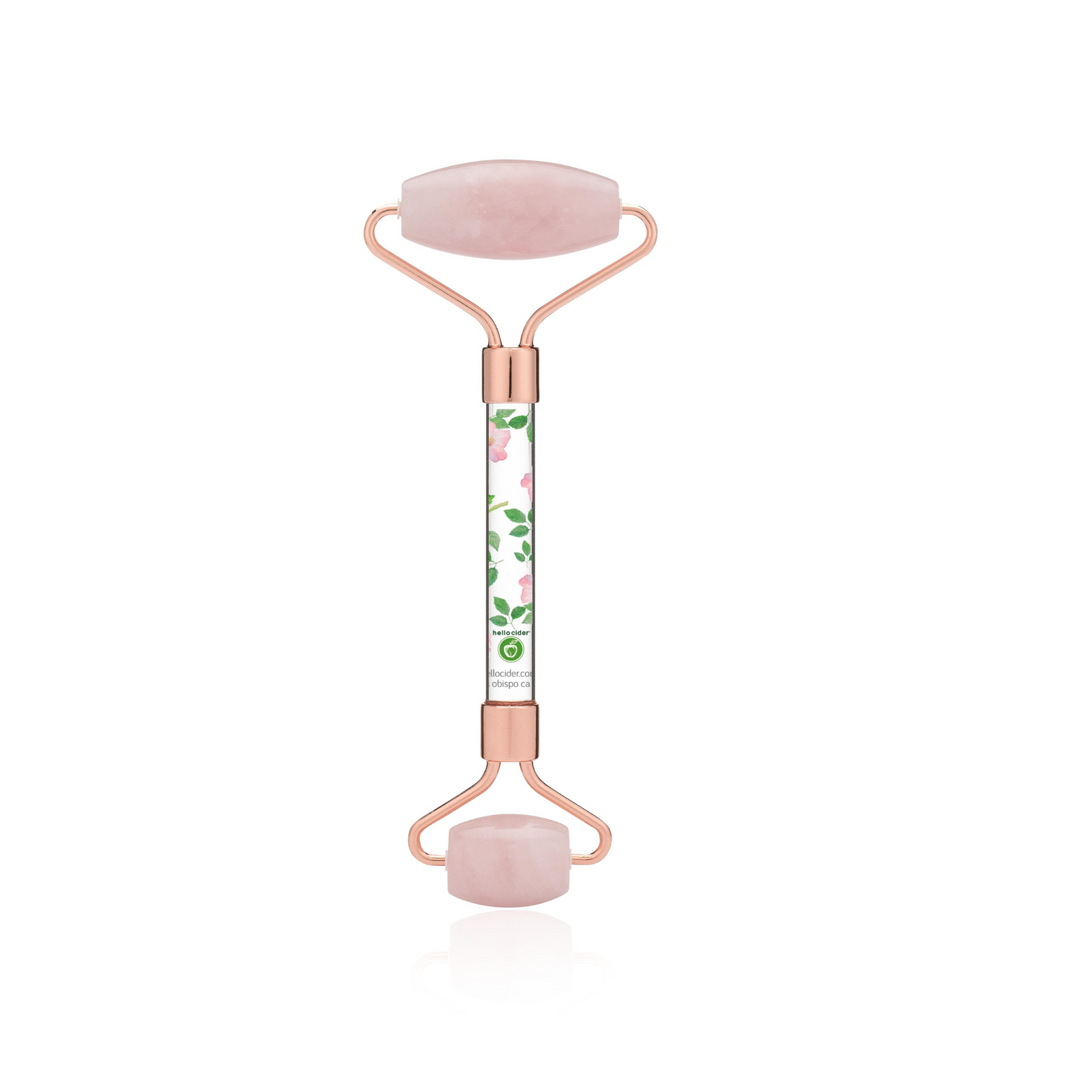 Face roller rose quartz - gentle facial massage