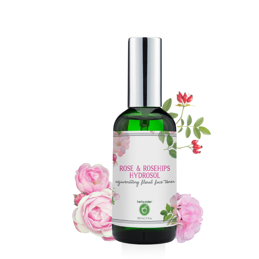 Organic Rose & Rosehip Hydrosol Face Toner - Hello Cider