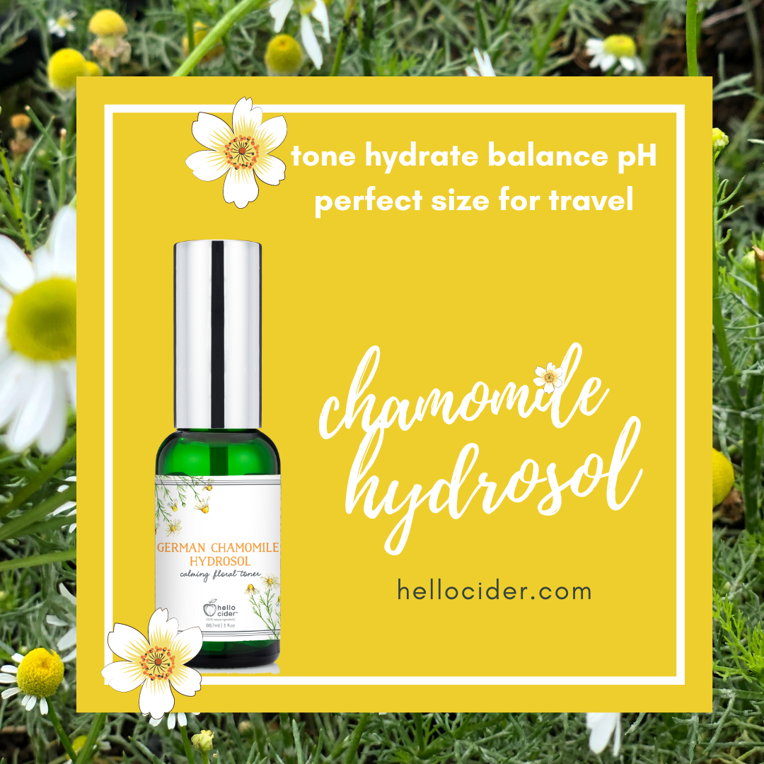 Organic german chamomile floral facial spray
