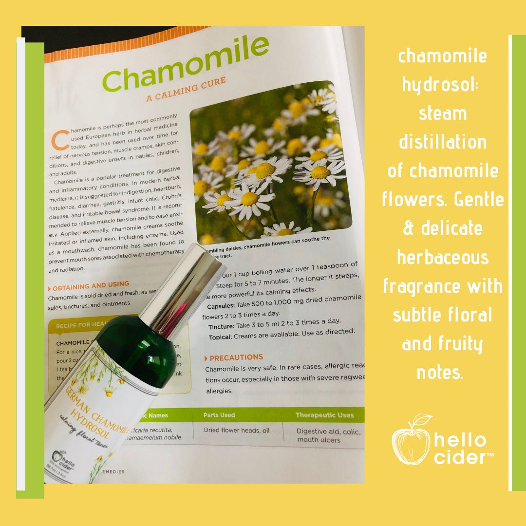 Organic German Chamomile Floral Toner - Hello Cider