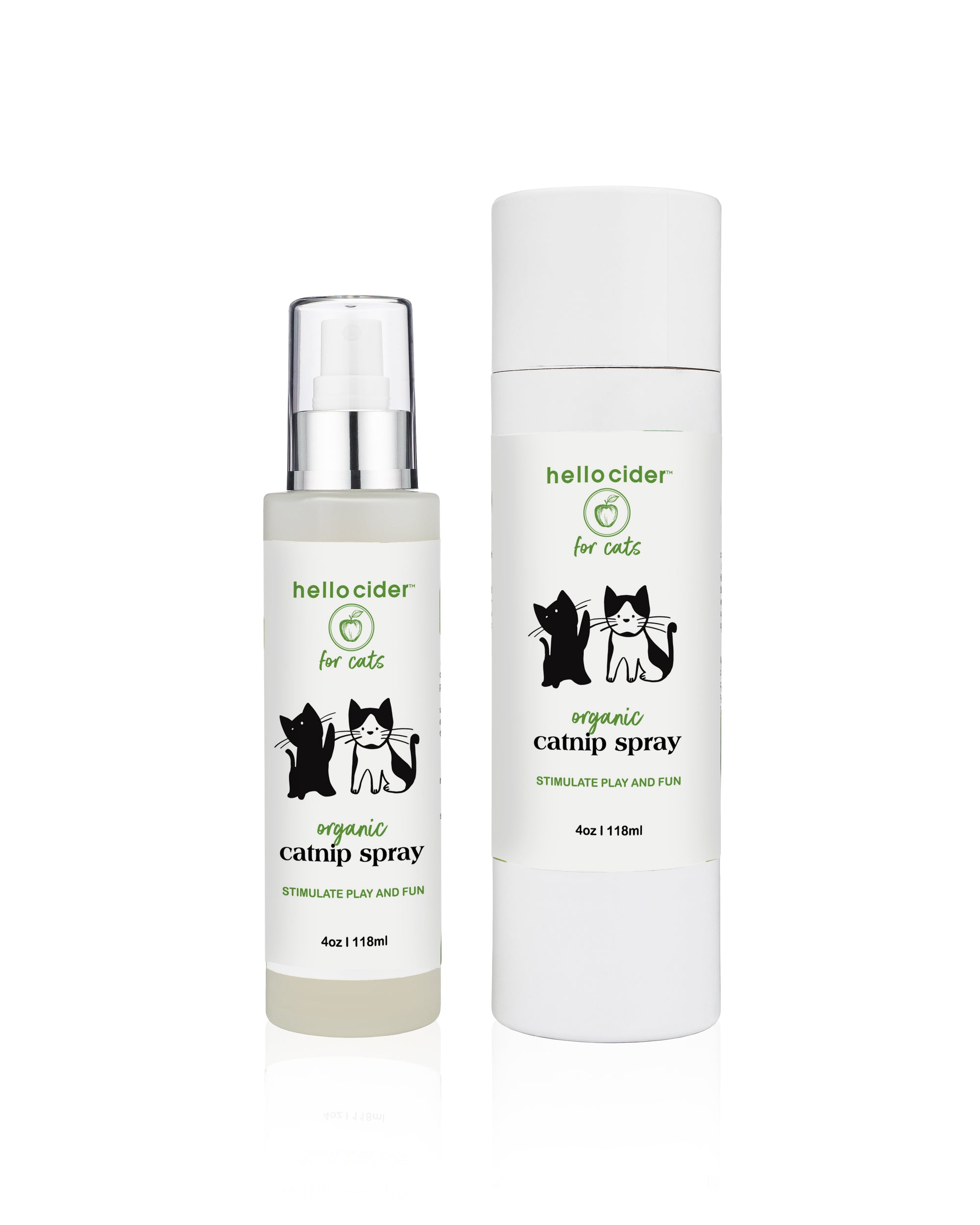 Gentle organic catnip hydrosol for cats + free jute cat toy