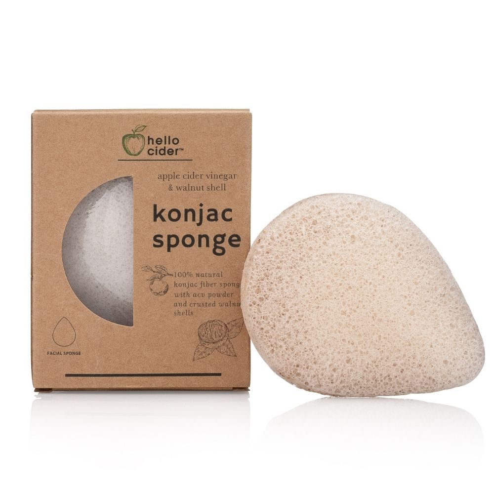 ACV/Walnut Konjac Sponge - Hello Cider