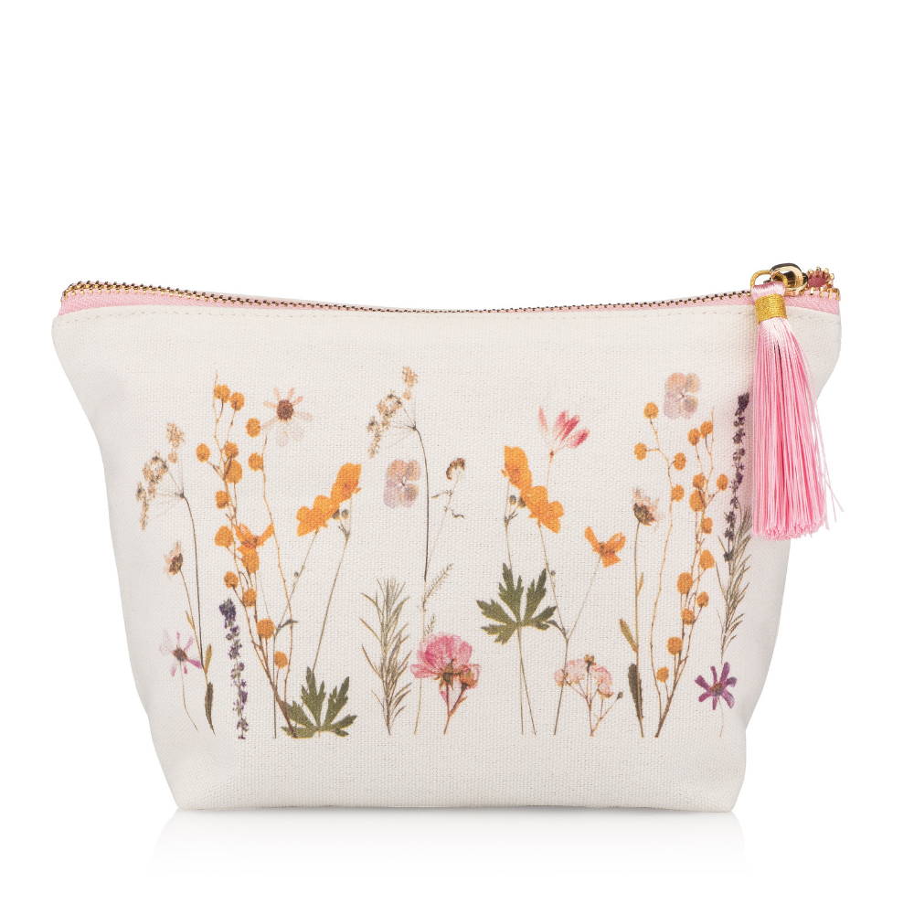 Pink Floral Clutch