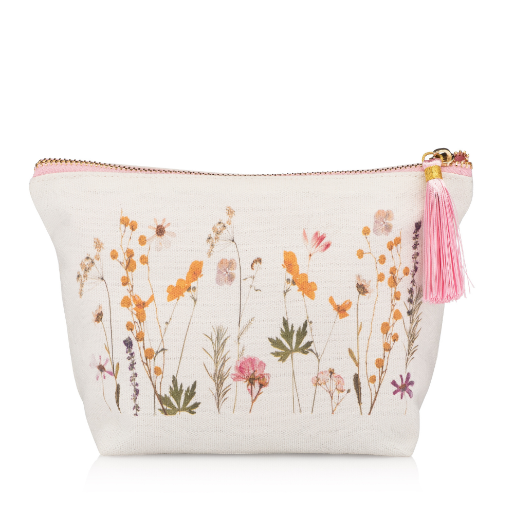 Flower Print Canvas Bag - Hello Cider