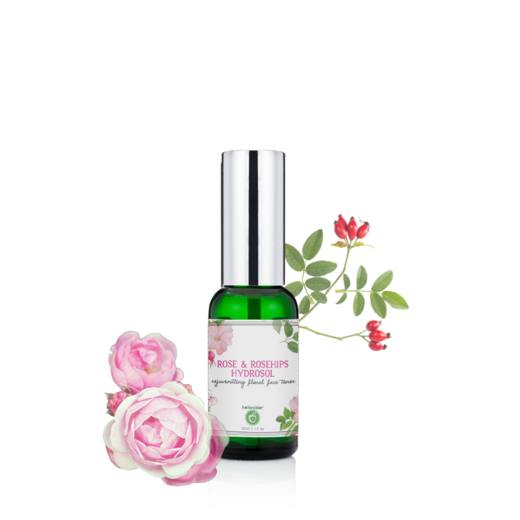 Gift set rose vanilla clay mask