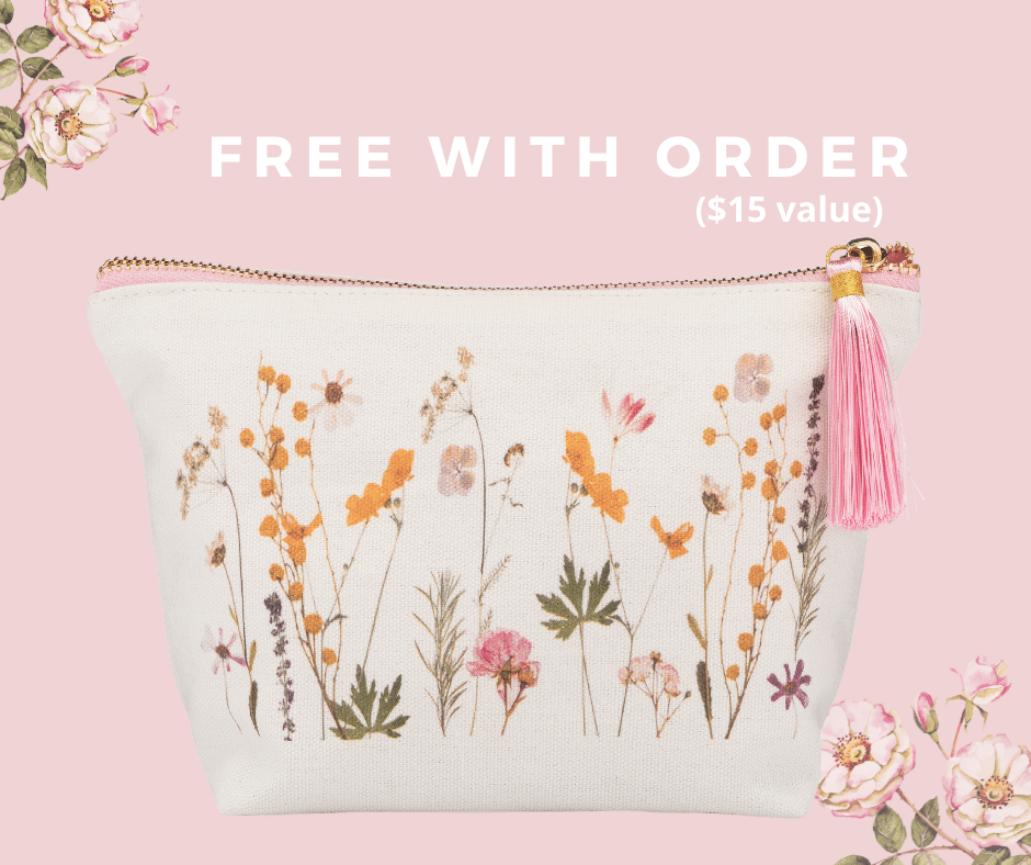 Organic floral facial toner collection