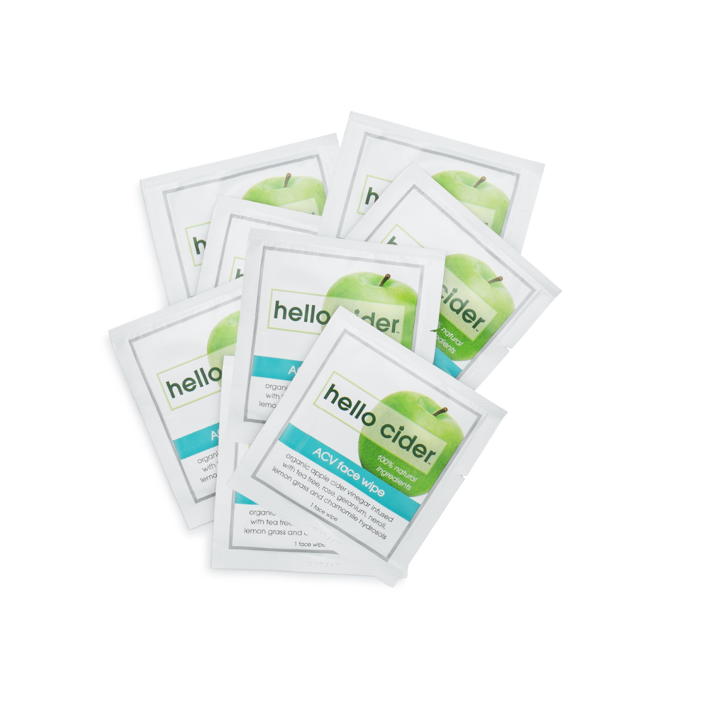 Gift set apple green tea clay mask