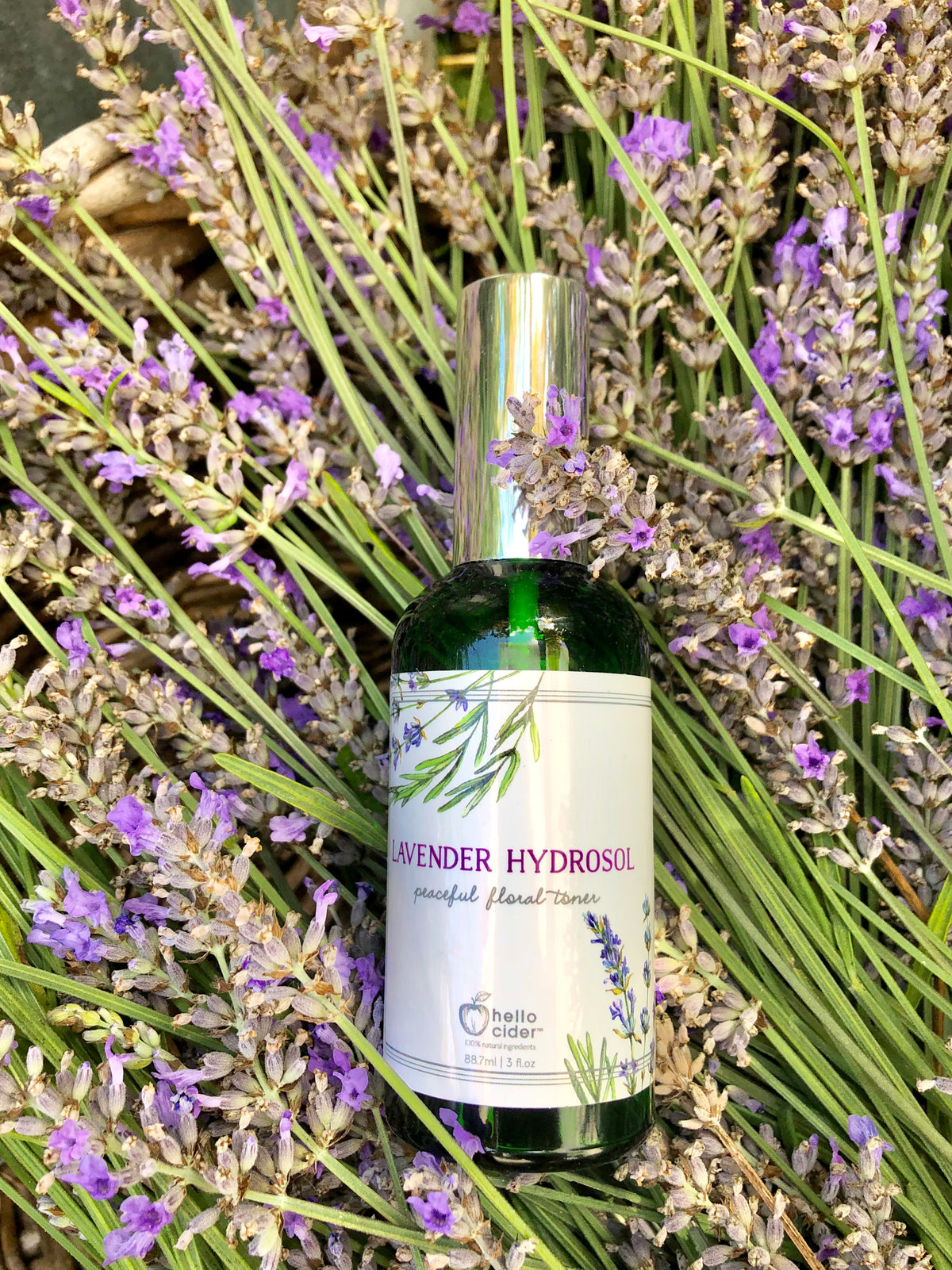 Organic Lavender Floral Face Toner - Hello Cider