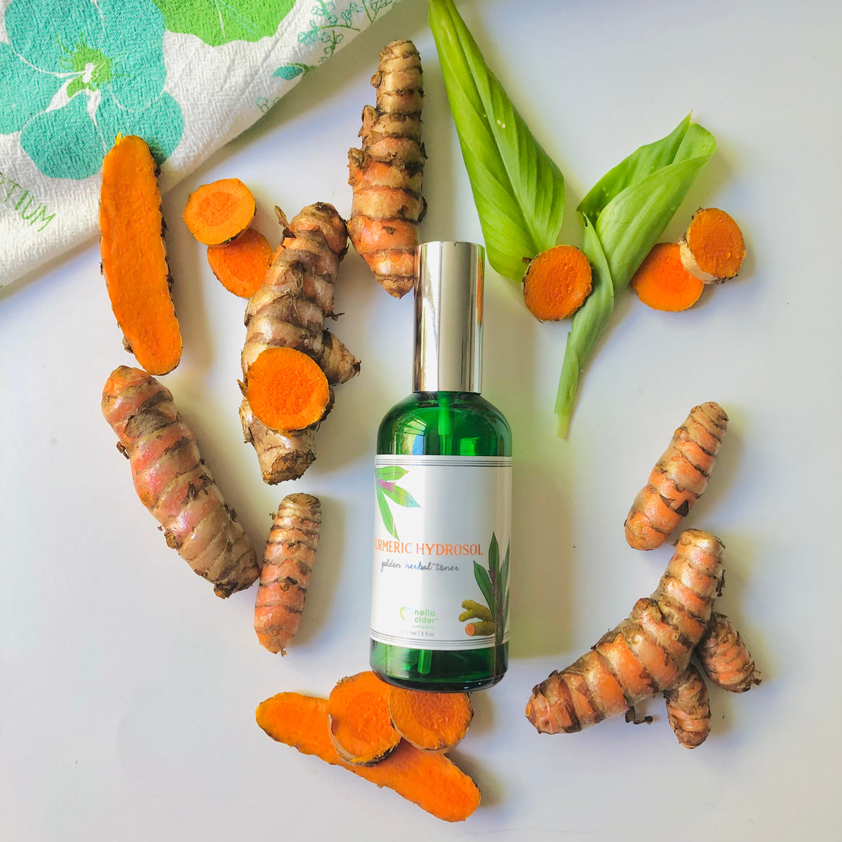 Organic Turmeric Herbal Face Toner - Hello Cider